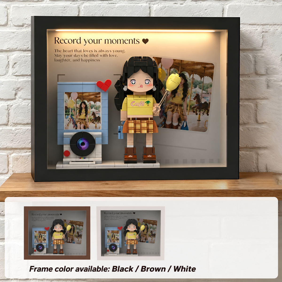 Personalized Photo Brick Portrait Frame