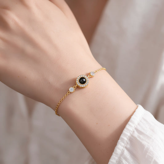 Birthstone Photo Projection Bracelet