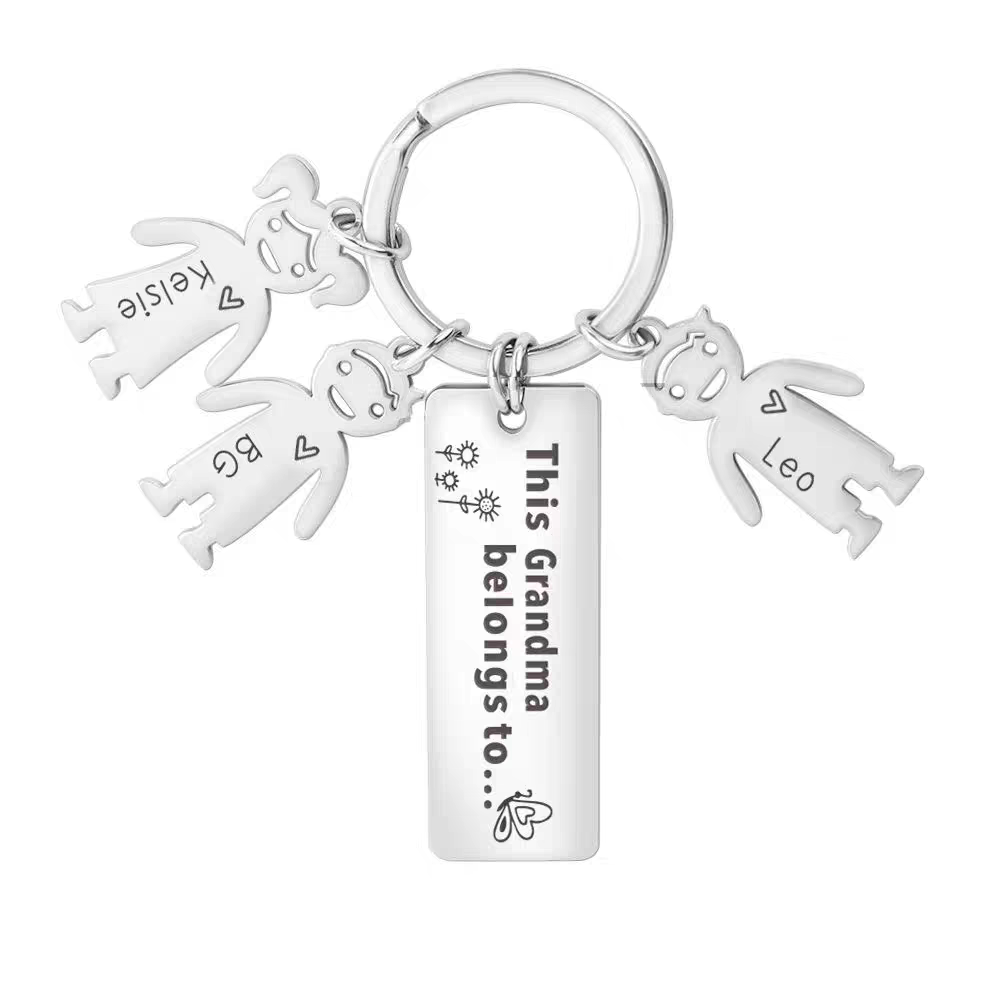 Personalized Family Keychain
