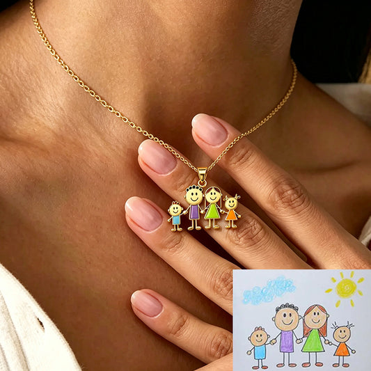 Custom Child's Artwork Necklace
