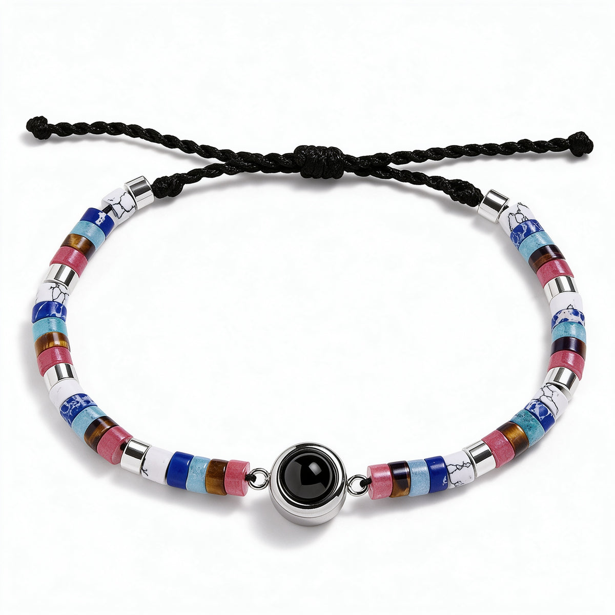 Drawstring Photo Projection Bracelet