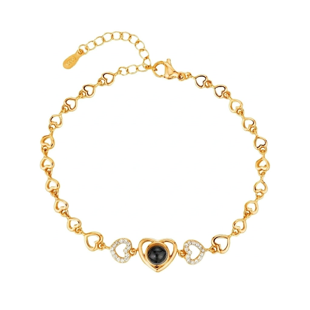 Full Heart Photo Projection Bracelet