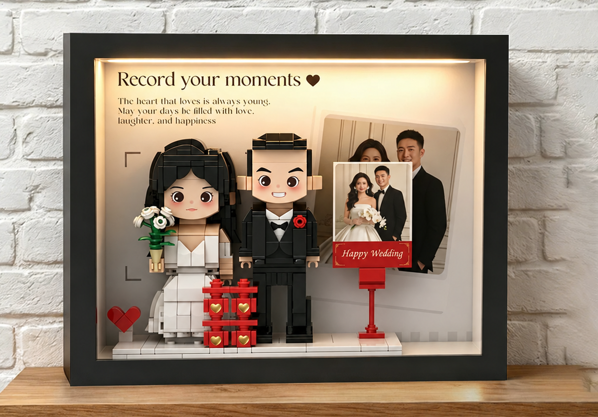 Personalized Photo Brick Portrait Frame