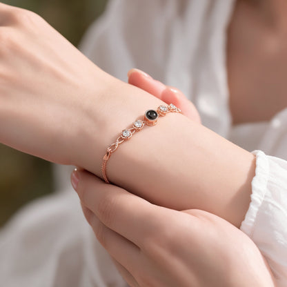 Round Photo Projection Bracelet