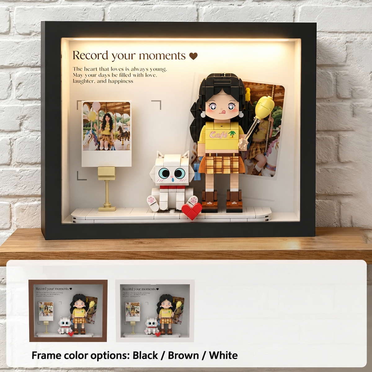 Personalized Photo Brick Portrait Frame