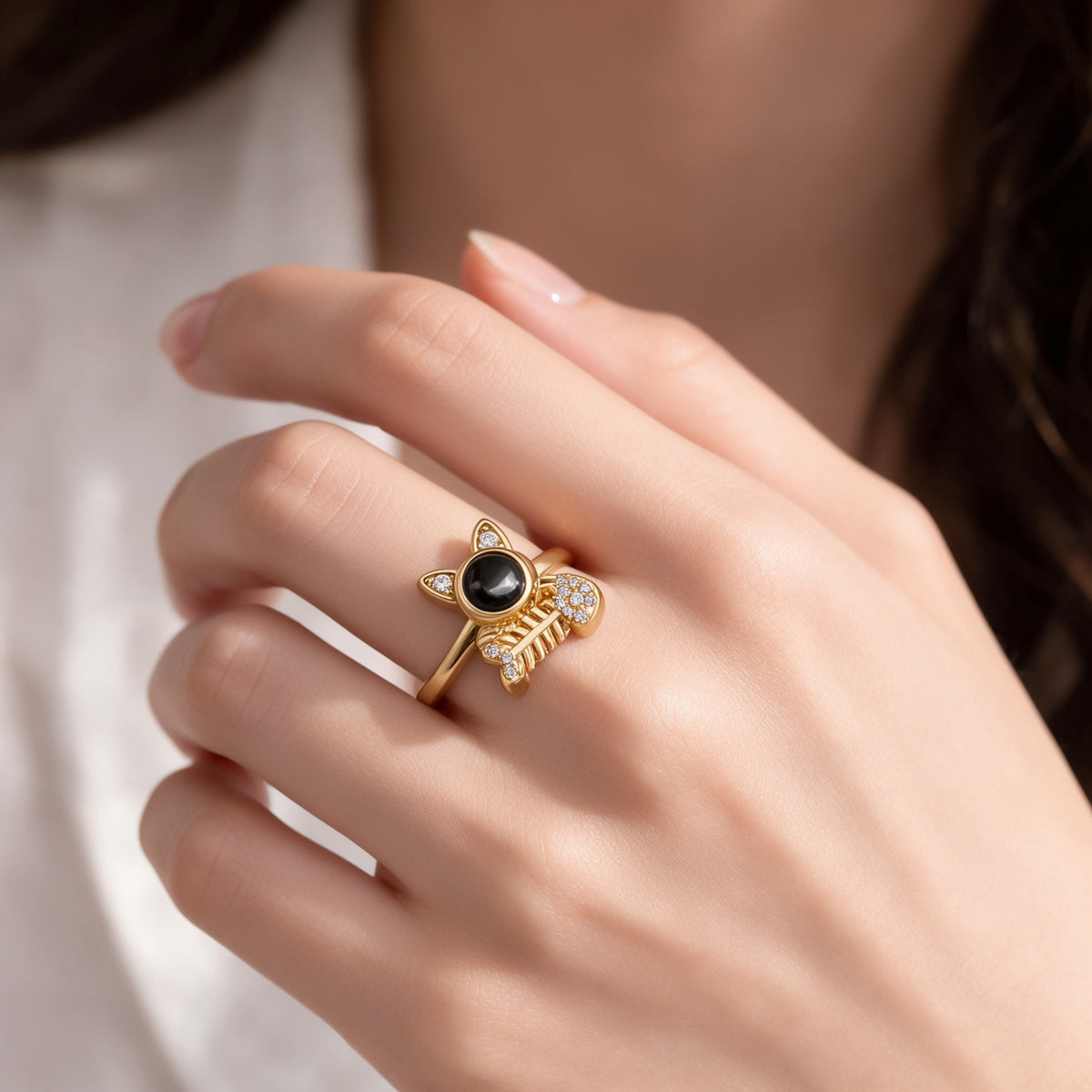 Cat Fish FateMarks Photo Ring
