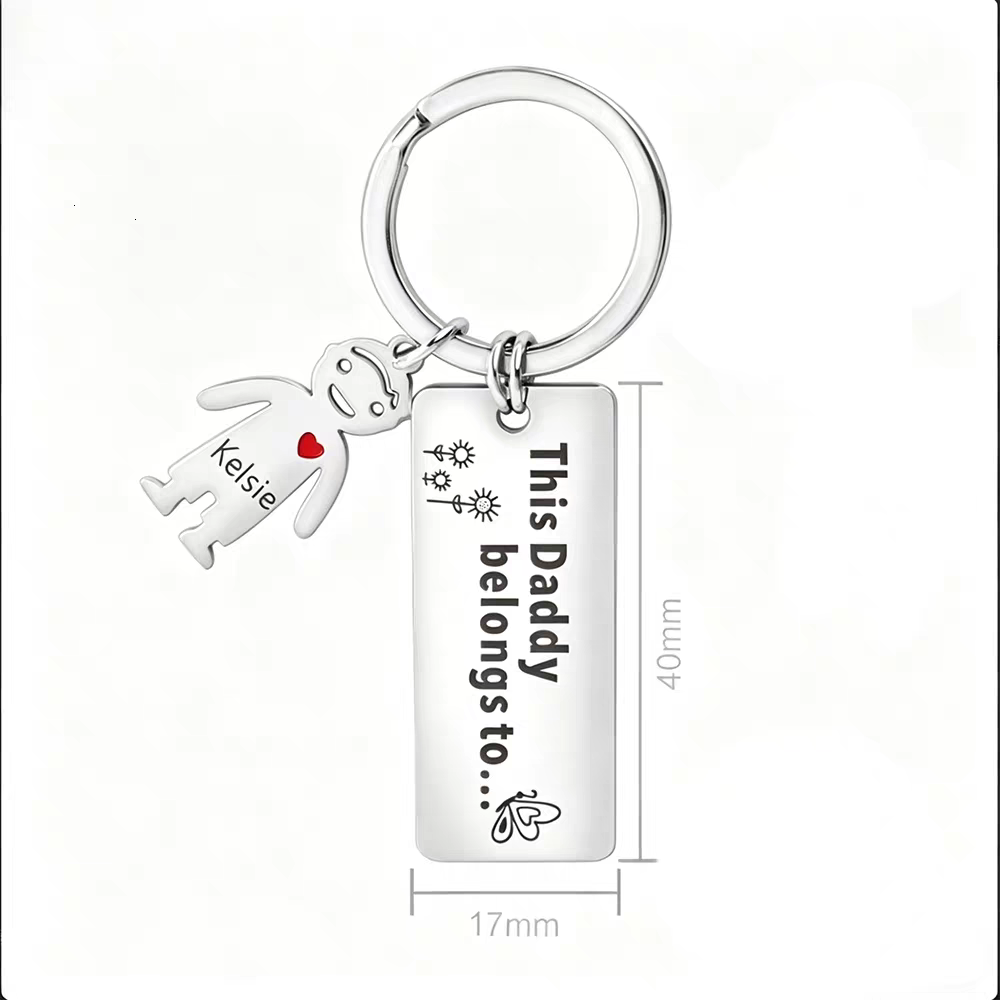 Personalized Family Keychain
