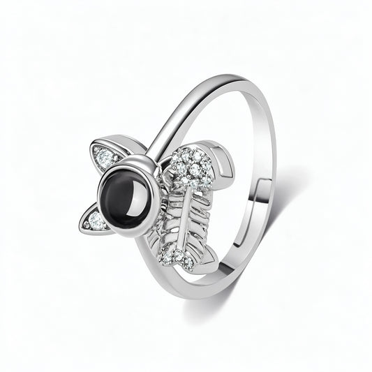 Small Cat FateMarks Photo Ring