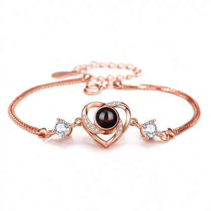 Heart Photo Projection Bracelet