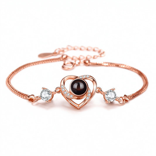 Heart Photo Projection Bracelet
