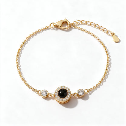 Birthstone Photo Projection Bracelet