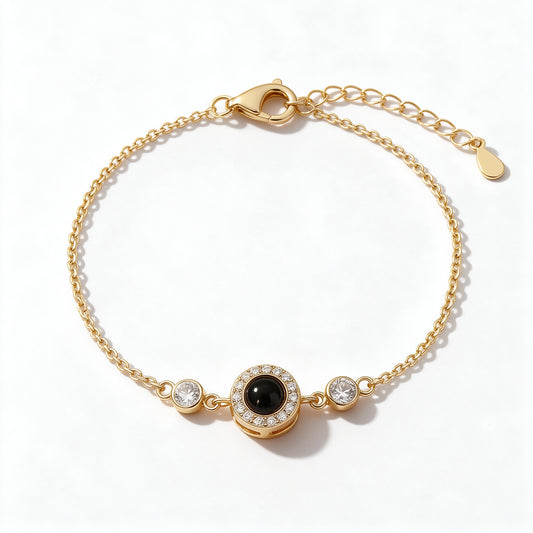 Birthstone Photo Projection Bracelet