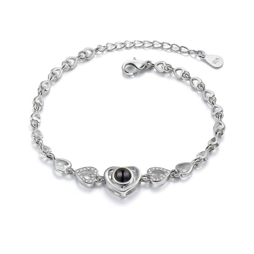 Full Heart Photo Projection Bracelet