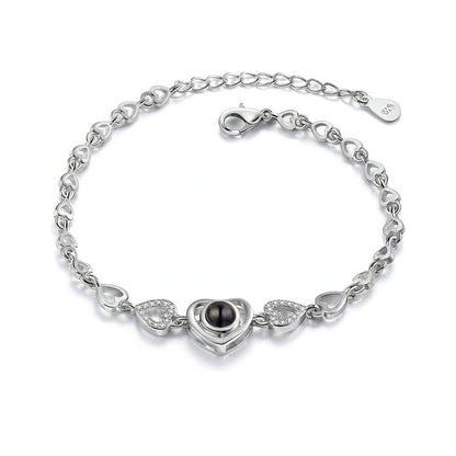 Full Heart Photo Projection Bracelet