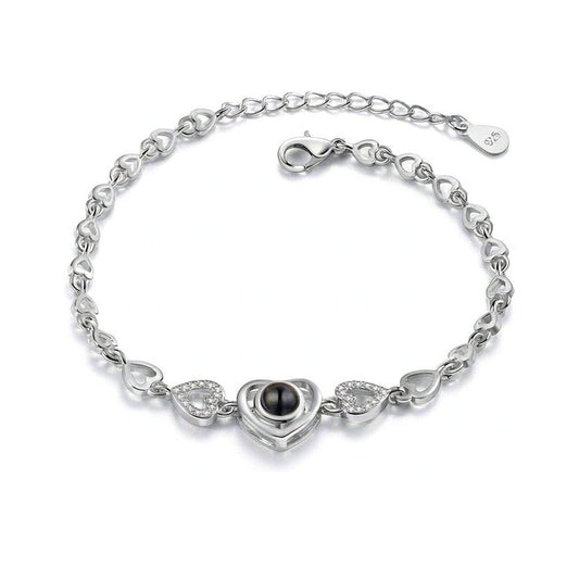 Full Heart Photo Projection Bracelet