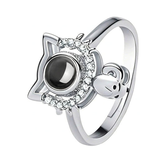 Cat Head FateMarks Photo Ring
