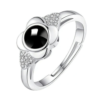 Four leaf clover FateMarks Photo Ring