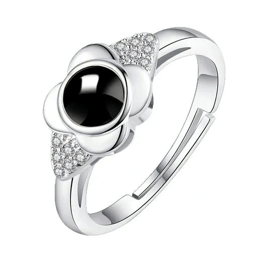 Four leaf clover FateMarks Photo Ring
