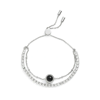 Double Circle Photo Projection Bracelet