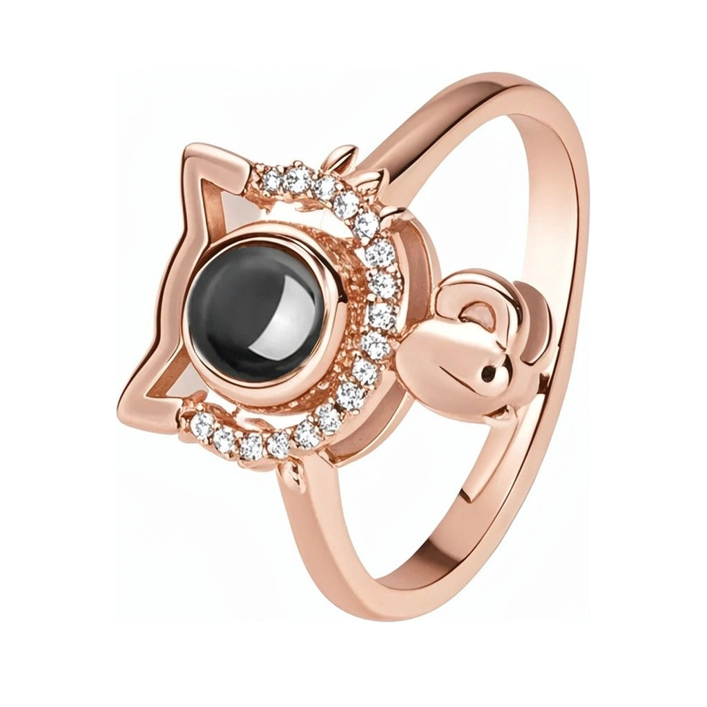 Cat Head FateMarks Photo Ring