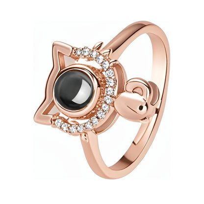 Cat Head FateMarks Photo Ring