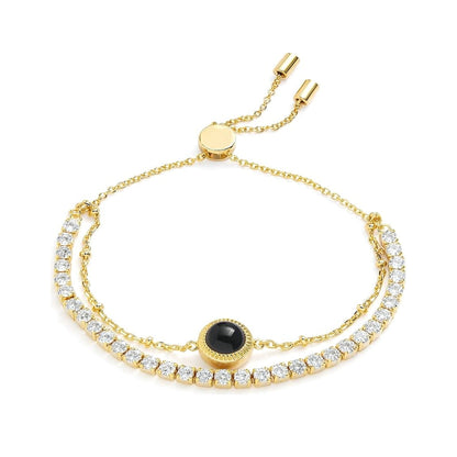 Double Circle Photo Projection Bracelet