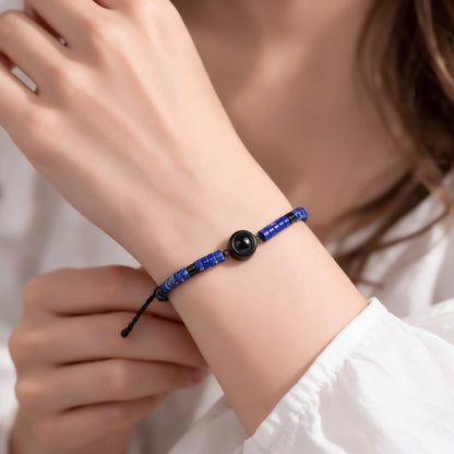 Drawstring Photo Projection Bracelet
