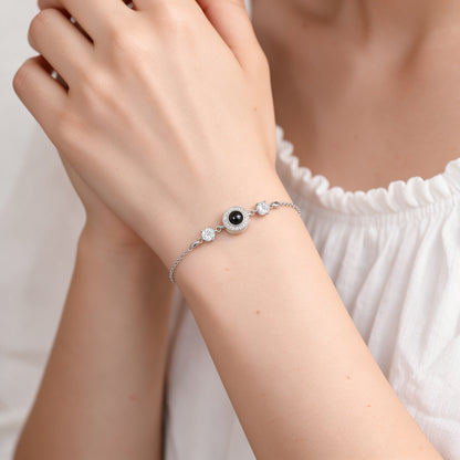 Birthstone Photo Projection Bracelet
