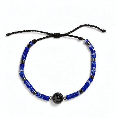 Drawstring Photo Projection Bracelet