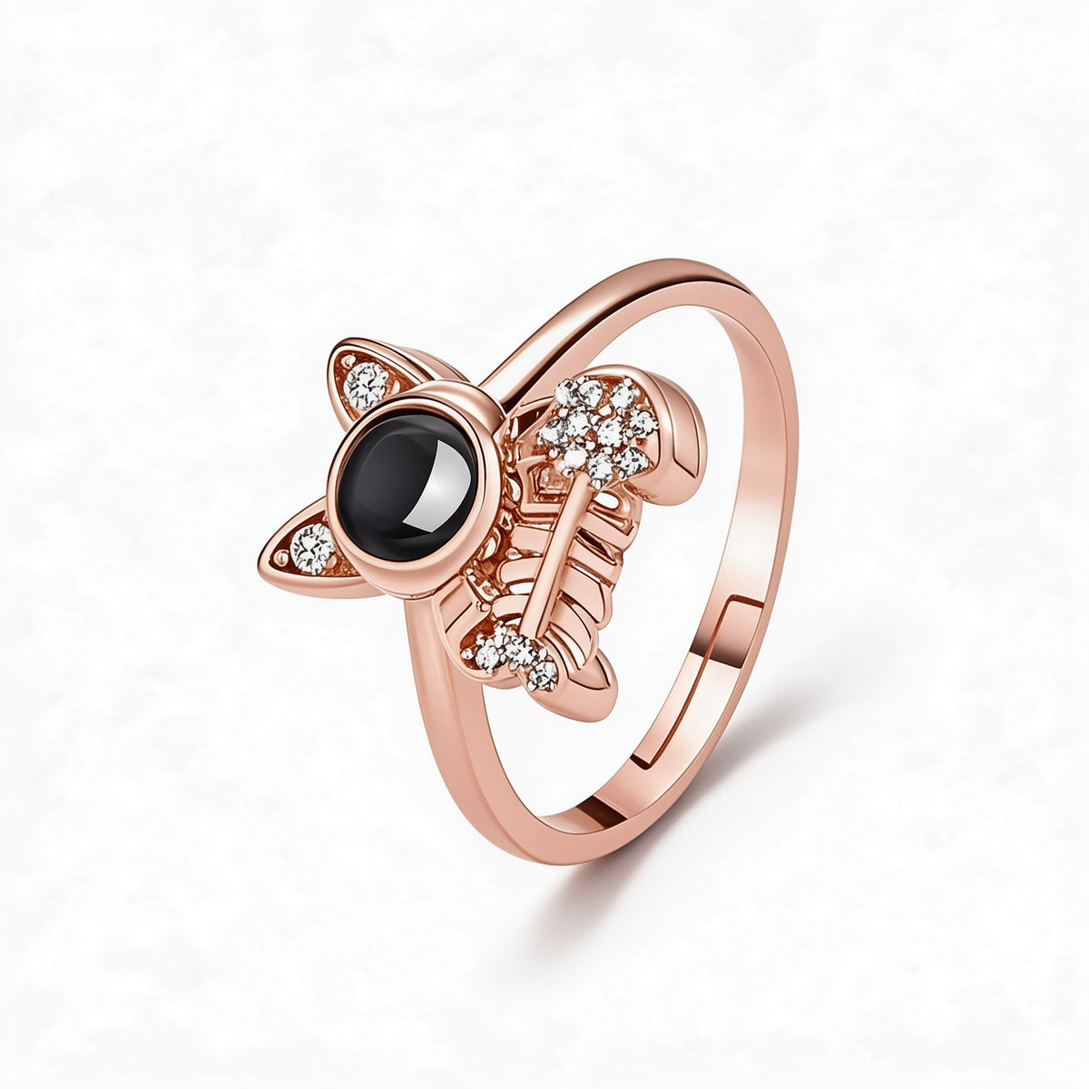 Small Cat FateMarks Photo Ring