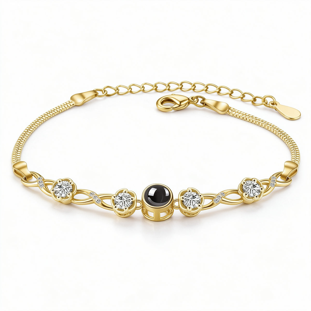 Round Photo Projection Bracelet