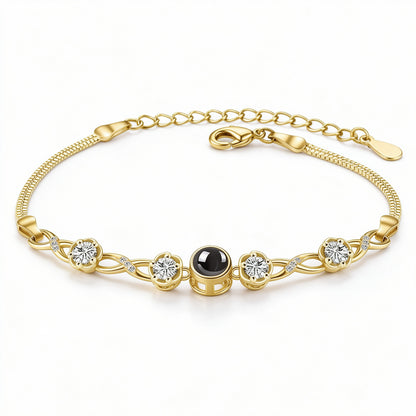 Round Photo Projection Bracelet