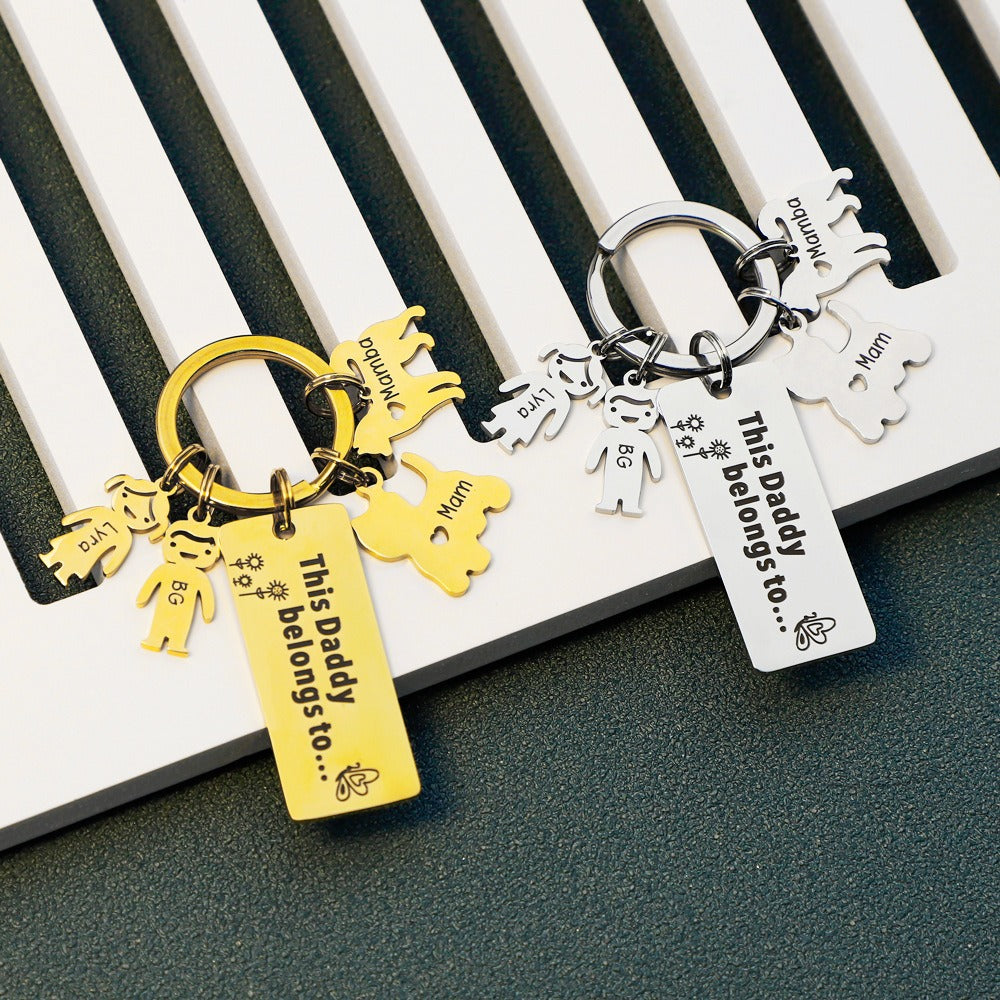 Personalized Family Keychain