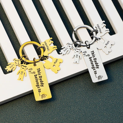 Personalized Family Keychain